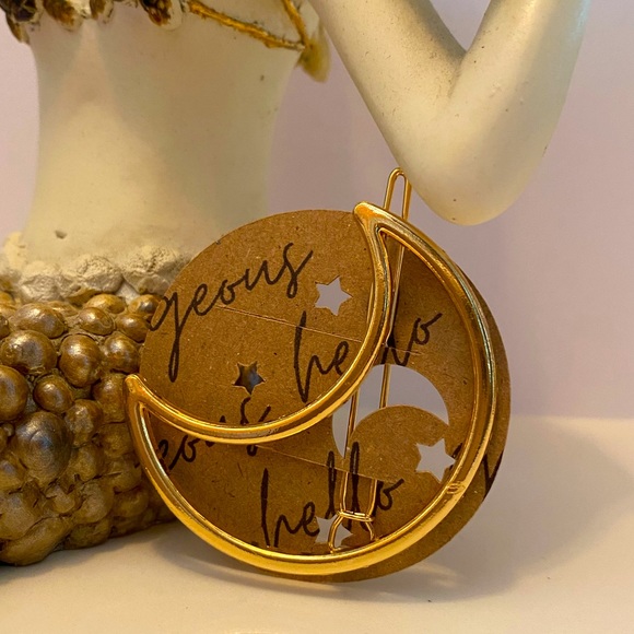 Celestial Style Barrettes Moon Stars - Picture 10 of 16